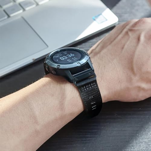 Bracelet Garmin Fenix 7X nylon sport robuste Quickfit 26mm
