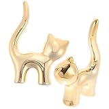 Portagioielli per gatti: gli adorabili gatti in ceramica possono essere usati anche come ornamenti per la casa.