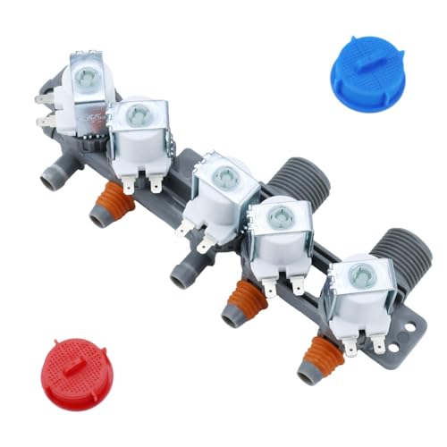 5221EA1008F AJU73213301 AJU75152601 Washer Water Inlet Valve Replacement for LG Kenmore WT5680HWA WT7200CW WT5170HV WT4970CW WT1201CW WT1501CW WT5270CW WT5480CW WT1701CV WT5680HVA WT5070CW WT5170HW