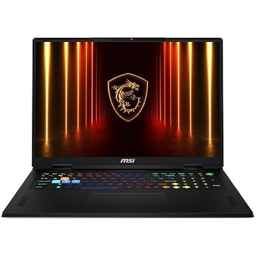 msi Vector A18 HX 18” 240Hz QHD+ Gaming Laptop: AMD Ryzen 9-9955HX, NVIDIA Geforce RTX 5080, 32GB DDR5, 1TB NVMe SSD, Type C, Wi-Fi 7, Win 11 Home: Cosmo Gray A9WIG-065US