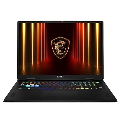 msi Vector A18 HX 18” 240Hz QHD+ Gaming Laptop: AMD Ryzen 9-9955HX, NVIDIA Geforce RTX 5080, 32GB DDR5, 1TB NVMe SSD, Type C, Wi-Fi 7, Win 11 Home: Cosmo Gray A9WIG-065US