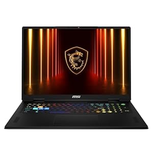 MSI Portátil para juegos Vector A18 HX 18″ 240Hz QHD+: AMD Ryzen 9-9955HX, NVIDIA Geforce RTX 5080, 32GB DDR5, 1TB NVMe SSD, tipo C, Wi-Fi 7, Win 11 Home: Cosmo Gray A9WIG-065US