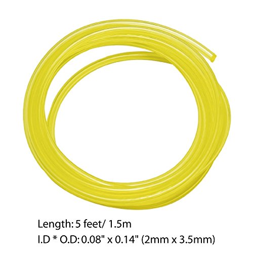 Huztl 20 Feet Petrol Fuel Line Hose Tube With 4 Sizes (5 Feet Each) For Common 2 Cycle Small Engine Weedeater Chainsaw #TOP2
