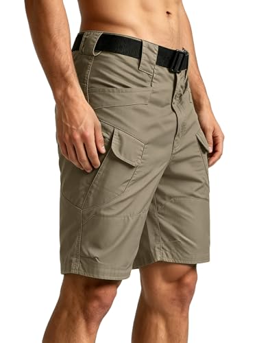 Short cargo pour homme imperméable stretch léger avec poches - 6