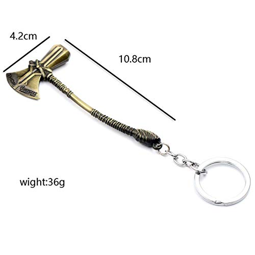 Image of Thor Hammer /Stormbreaker /Axe Design Keys chain AND Doctor Strange Eye /Rotating Eye Designs KeyChain, Combo Key Chains, Multicolor, Cars Bikes Keyrings