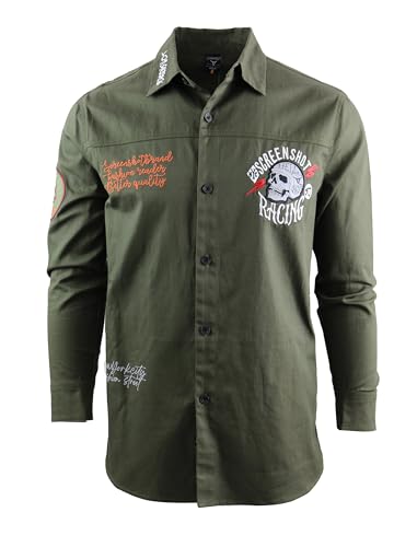 Image of SCREENSHOT Shacket 3202 Mens Casual Plaid Flannel Shacket Shirt Jacket Button Down Long Sleeve
