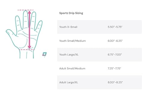 Sportz Drip Bash Clash Batting Gloves (White/Black) - Genuine Leather Gloves for Baseball & Softball Players - Unisex-Youth, Unisex-Adults (Youth Small/Medium)