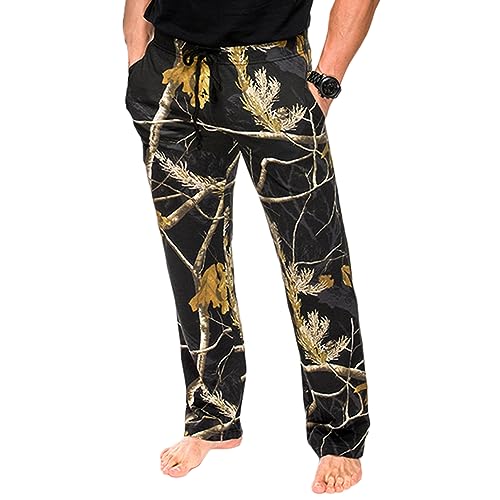 Wide Leg Mens' Lounge Pants, Comfy Pants for Men
