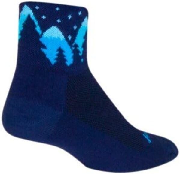 SockGuy Unisex Midnight 3in Ankle Athletic Cycling/Running Socks - Image 2