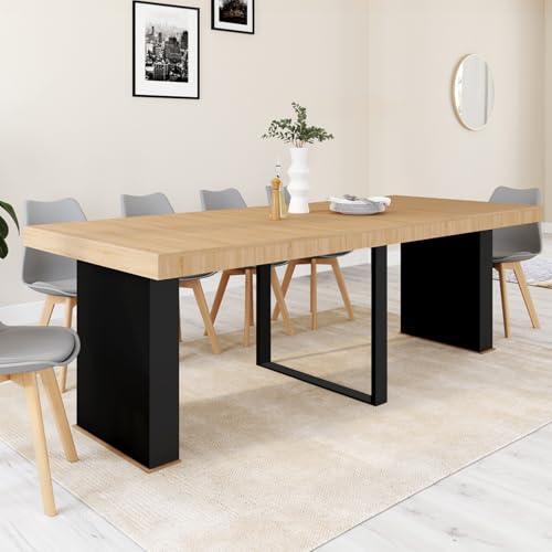 Console extensible Eden 10 pers., 4 rallonges - IDMarket