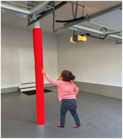 6ft Basement Pole Padding Wrap, Impact-Resistant Covers for Metal Columns, Protective Pads for Round Posts, Ideal for Home Safety & Remodeling, Durable & Easy to Install