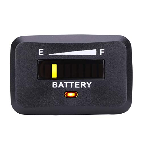 Aimilar Golf Cart Battery Indicator Tester Battery Charge Discharge Status Gauge Meter For Lead-Acid Battery Club Car (36V) #TOP1