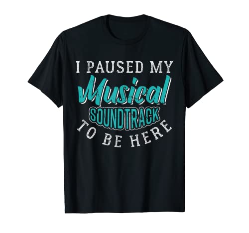 Divertido broadway musical regalo teatro nerd cita Camiseta