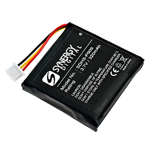 Synergy Digital Cordless Phone Battery, Works with Logitech H800 Cordless Phone, (Li-Pol, 3.7V, 320 mAh) Ultra Hi-Capacity, Compatible with Logitech 533-000067 Battery