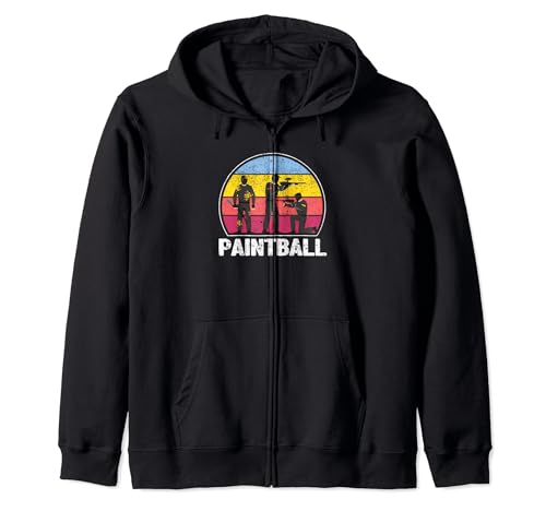 Paintball Cool Paintballers Tactical Team Sports Master Zip Hoodie