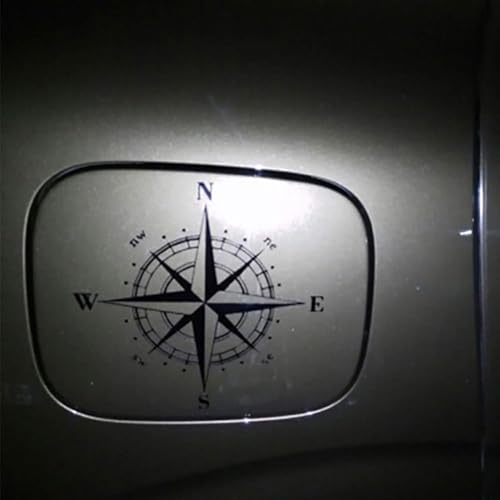 Image of Black Decal Stickers for Cars NSWE Compass Vinyl Sticker Motorcycle Car-Styling Vehicle Body Window Decals Sticker Decor Bumper Stickers, Decals(ZS461)