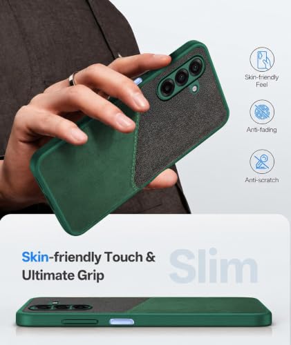 Image of Jkobi Back Cover Case for Samsung Galaxy A17 | Samsung F17 | Samsung M17 5G (Dual PU Leather Stitch | Professional Minimalist | Soft and Flexible)