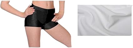 8 Ans P&R DANCEWEAR LTD Short En Nylon Brillant Pour Fille - Taille Short Fille