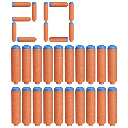 Nerf N Series N1 Darts 20x, zusätzliche Darts für High Performance Blaster der Nerf N Serie mit hoher Treffgenauigkeit und Reichweite, für Jungen und Mädchen