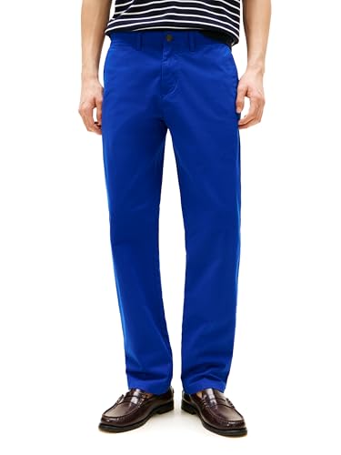 Image of Tommy Hilfiger Men's Stretch Cotton Chino Pants in Custom Fit