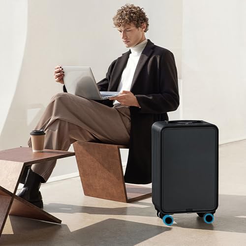 8pcs Luggage Wheel Protectors Silicone Suitcase Wheel Covers for Travel Noise Reduction and Shock Absorbing4