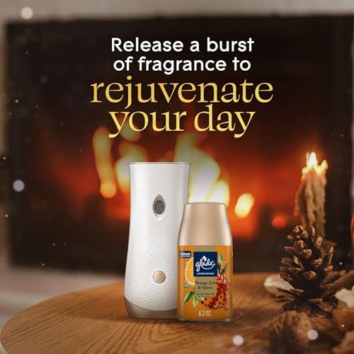 Glade Automatic Spray Refill, 6 Pack, Orange Zest & Clove Scent, Home Fragrance Refill Can, 6.2 oz - image 6