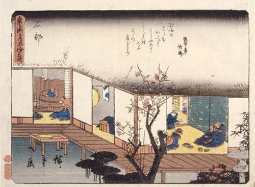 Peinture sur toile Hiroshige Ishibe pour sublimer un mur blanc de chambre