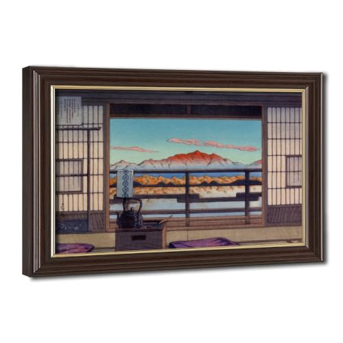 Toile Morning at The Arayu Spa Shiobara decoration murale de salon 20x30cm