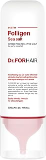 Dr.FORHAIR Folligen Sea Salt Scaler | Korean Hair Care | Scalp Exfoliator & Scalp Scrub | Eliminates Sebum, Impurities, Odor | Nourish and Freshen, 10.58 fl oz
