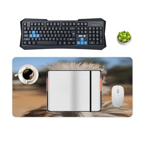 Cute Ostrich Mouse Pad Grande Antideslizante 60x30 cm miniatura 4
