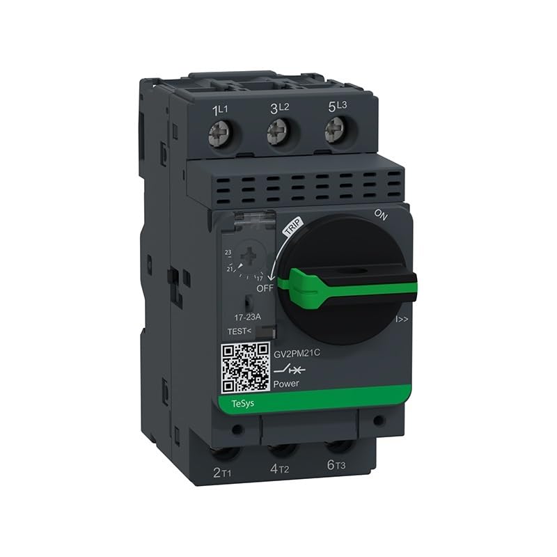 GV2 Motor Thermal Magnetic Circuit Breaker (Knob Type) GV2-PM21C 17-23A丨GV2PM21C