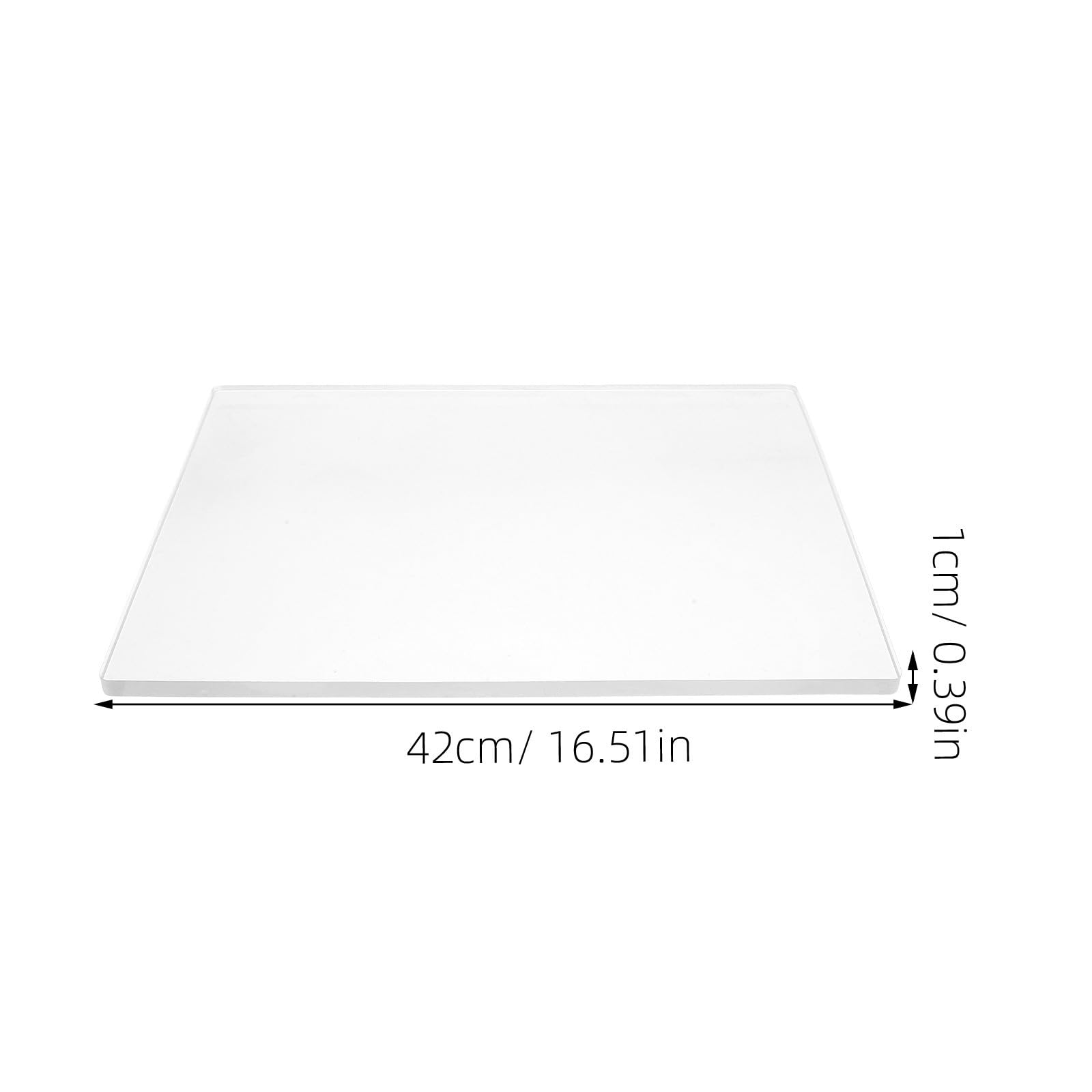 Luxshiny Placa de impresión transparente A3 | Base artística no adhesiva para educadores y aficionados al scrapbooking