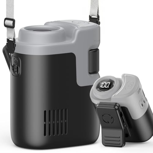 SUROCASE Portable Waist Fan, 12000mAh 100 Speeds 5 Modes, 30000RPM Brushless, 35Hour