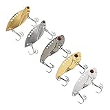 BRIGHTFUFU 5pcs Hard Blade Bait Fishing Lure Fishing Bait Pro Tools Saltwater Bait Fishing Tools Freshwater Fishing Bite Fish Hook for Sea Fishing Practical Fish Hook Striped Bass Fixture