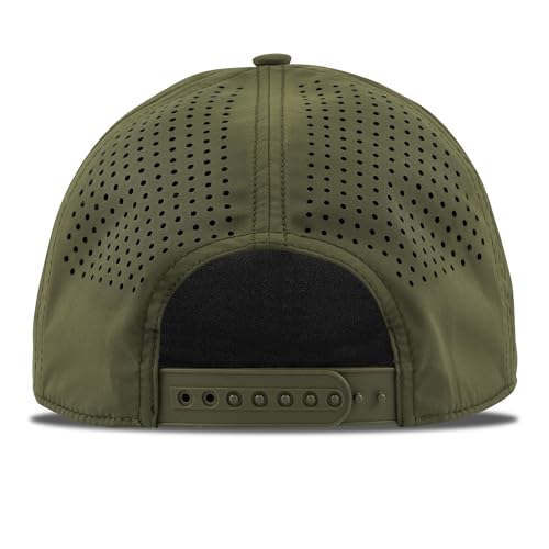 Image of Branded Bills Bare Curved 5 Panel Rope Hat for Men, Adjustable Snapback Golf Baseball Cap No Patch