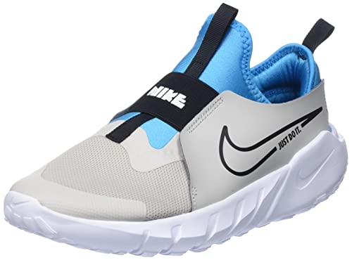 Nike Tênis de corrida infantil Flex Runner 2, Minério de ferro/cinza/preto, 22