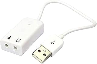 محول بطاقة صوت USB 2.0 فيرتشوال 7.1 قناة للاب توب والكمبيوتر