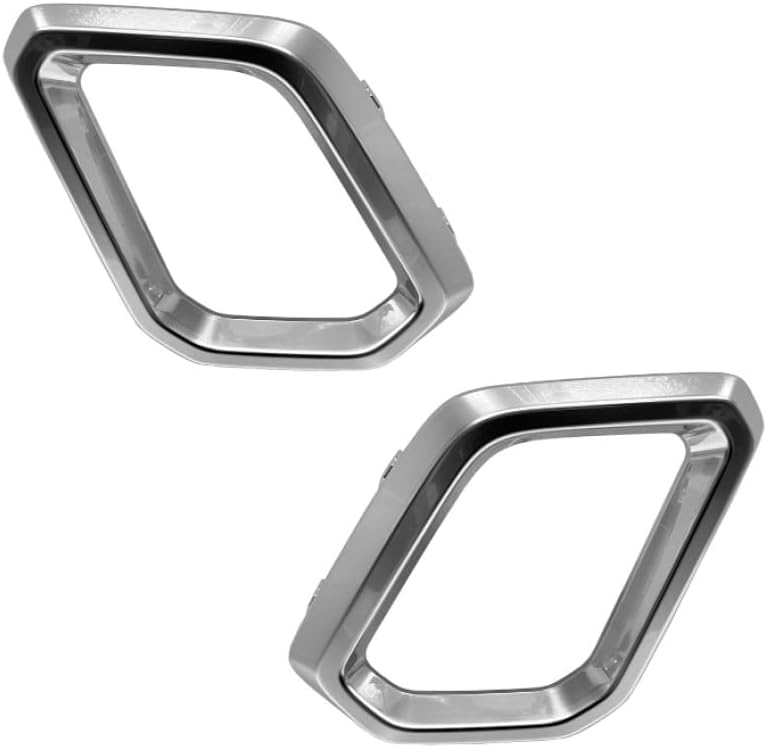 KarParts360 For Honda CR-V 2023 2024 Bumper Grille Bezel Driver and Passenger Side | Pair | Outer | Plastic | Satin Chrome | For Hybrid Touring Models | HO1046114, HO1047114 | 711573D4A11, 711523D4A11