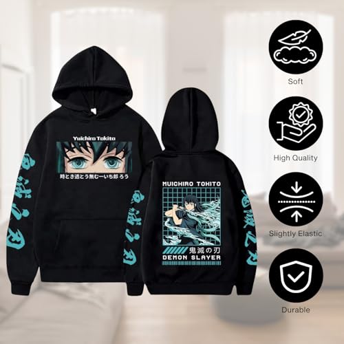 Anime Hoodies for Men Women - Thick Cool Designer Graphic Sweatshirt Winter Summer Comfy Jacket Gym Jogger Sweat Suit4