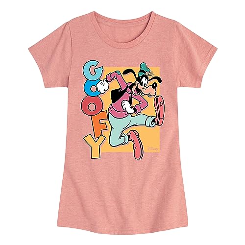 Disney - Goofy - Toddler & Youth Girls Short Sleeve Graphic T-Shirt
