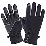 TIKODIDA Fahrradhandschuhe für Winter Winddicht und Touchscreen-handschuhe für Mountainbike-touren Skihandschuhe für Langzeitgebrauch
