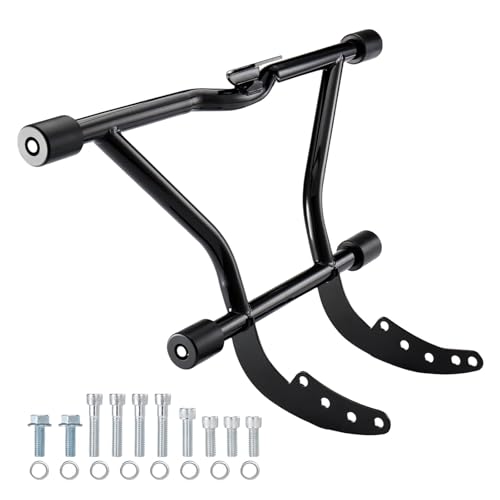Crash bar barre de protection noire à deux niveaux pour Softail Low Rider et Street Bob 2018-UP