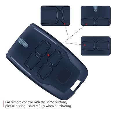 Garage Gate Opener Transmitter Replacement Remote Control Compatible with BFT Mitto B RCB04 R1 4-Channel Remote Control, 433,92Mhz Rolling Code