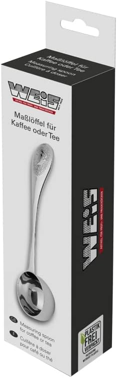 Coffee Measure Ø 3,5cm, Stainless Steel Silver, 15 x 3.5 x 3.5 cm