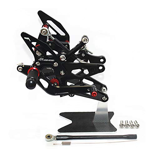 Rearsets Rear Sets Footpegs Cnc Adjustable Compatible With Yzf R1 2004 2005 2006 #TOP12