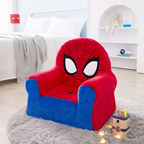 Idea Nuova Figural Plush Foam Chair For Kids, Spiderman #TOP6