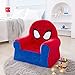 Idea Nuova Figural Plush Foam Chair for Kids, Spiderman 13D x 17W x 20H in
