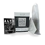 No Mess Disposable Cold Brew Coffee Filters - 35 PACK - Bonus Cold Brew Mocktail Brew Guide - Cleaner, Brighter Cold Brew, Without the Cleanup - (2 QUART PITCHER SIZE)