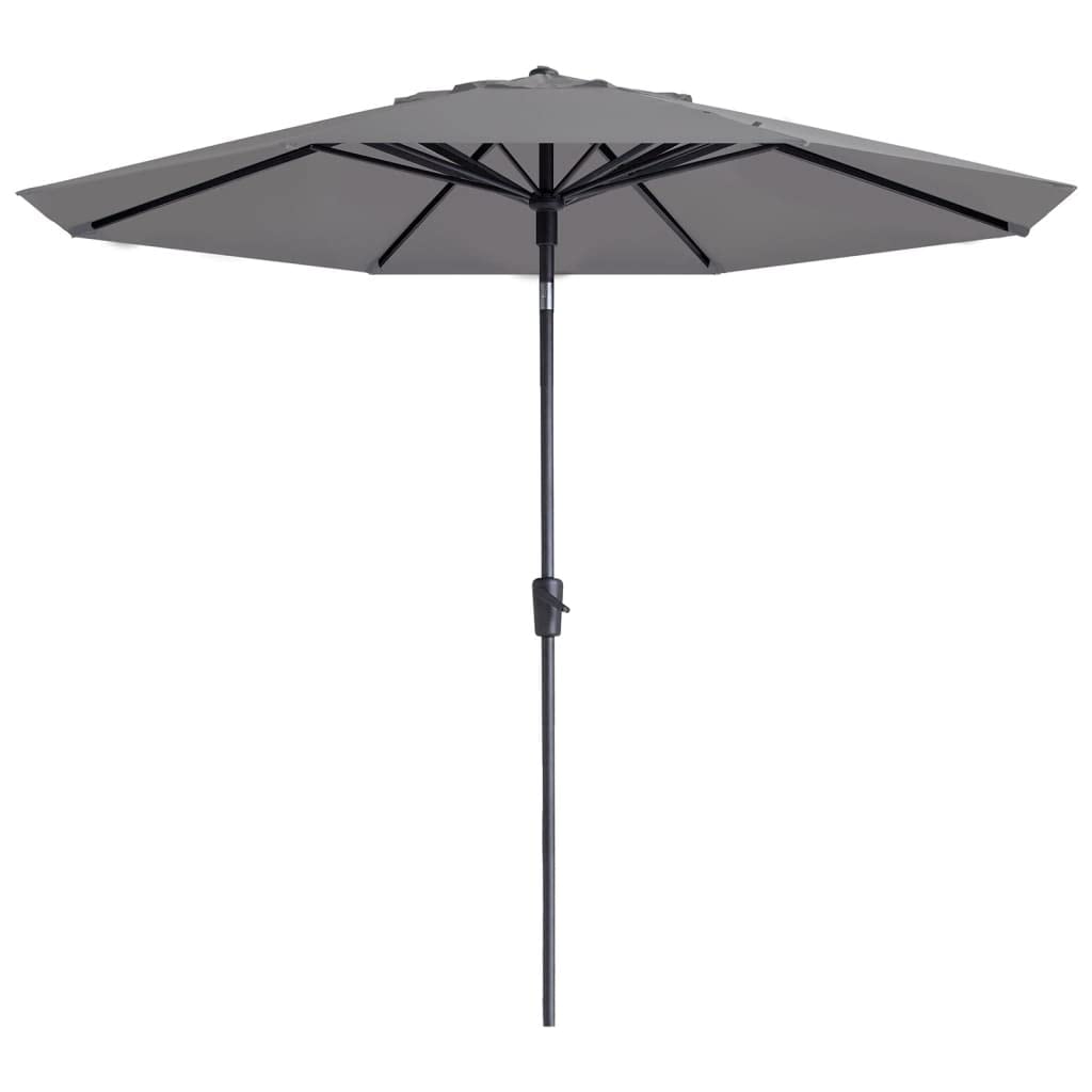 Madison Sonnenschirm 300cm Hellgrau Ampelschirm Gartenschirm Marktschirm