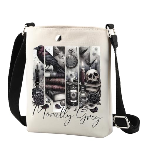 TSOTMO Smut Reader Gift Smut Book Club Shoulder Bag Morally Grey Dark Romance Crossbody Bag Bookish Gift for Sister